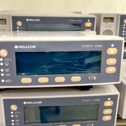 Lot of 11 Nellcor Oximax N-600X SpO2 Patient Pulse Oximeter Monitor 