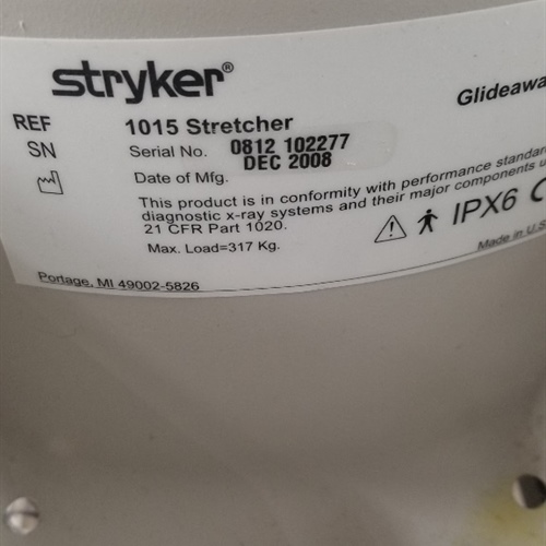 Stryker Big Wheel Stretcher 1015