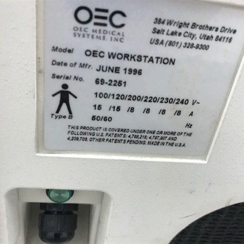 OEC 9600 C-Arm w/ Hand Switch 