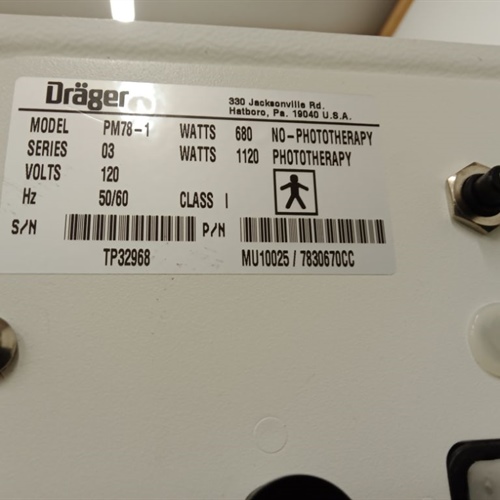 Drager Phototherapy Light 