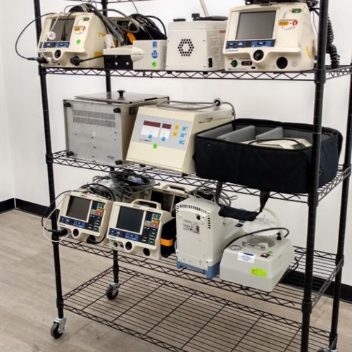 Lot of Equipment / LifePak Defibrillators 