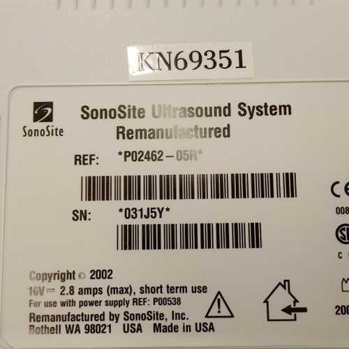 SonoSite 180 Plus Portable Ultrasound Machine