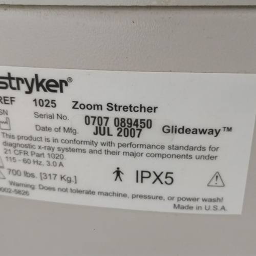 Stryker 1025 Zoom Stretcher 