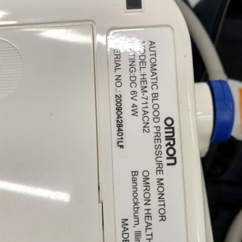 Lot of 3 - Omron HEM-711ACN2 Automatic Blood Pressure Monitors 