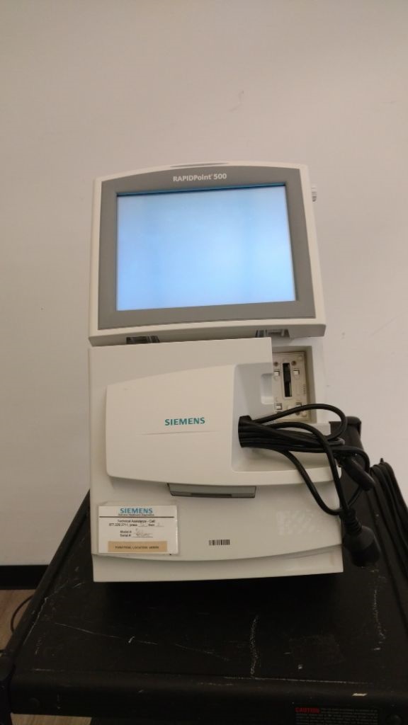 Siemens RapidPoint 500 Blood Gas Analysis System | Auction 11632