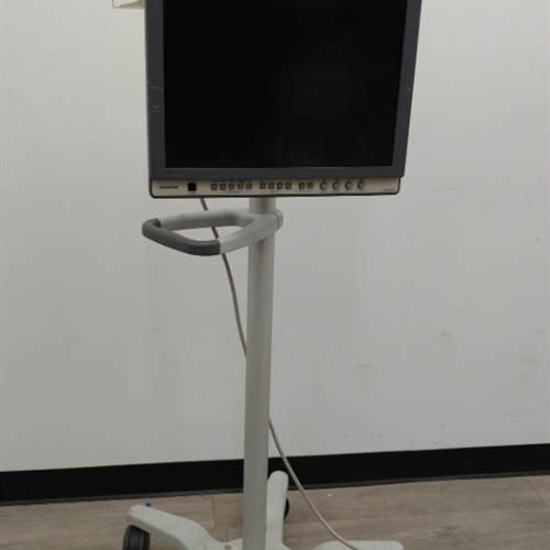 Olympus Monitor OEV191H w/ Rolling Stand 