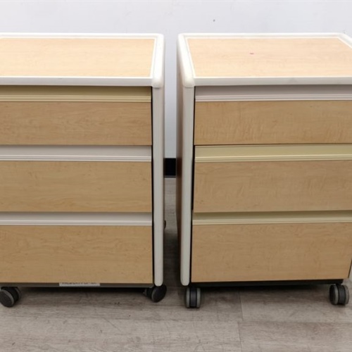 Lot of 2 Rolling Drawers 