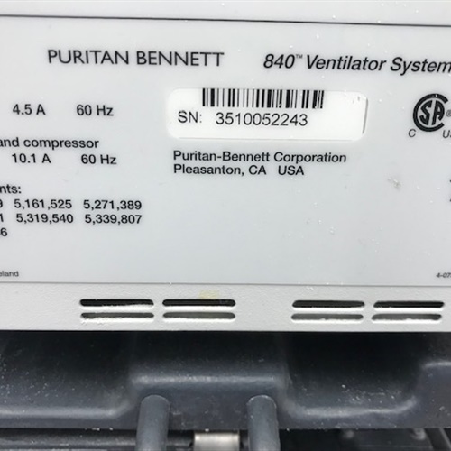 Puritan Bennett 840 Ventilator System 