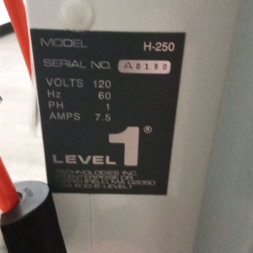 Level 1 System 250 Fluid Warmer