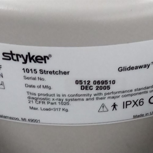 Stryker 1015 Big wheel Stretcher