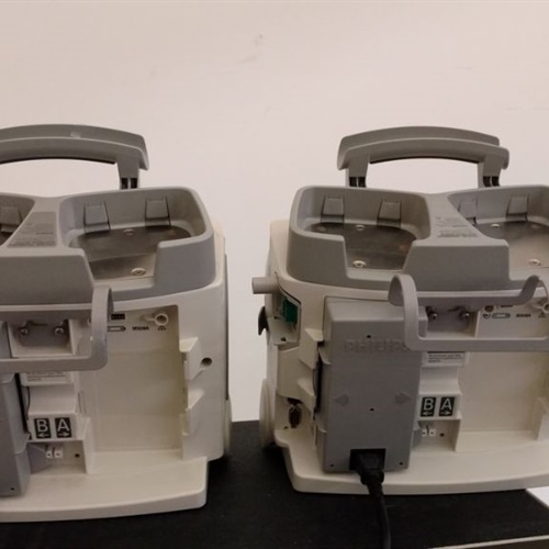 Lot of 3 - Philips Heartstart MRX Defibrillators (M3535A) w/ 6 Batteries (M3538A)