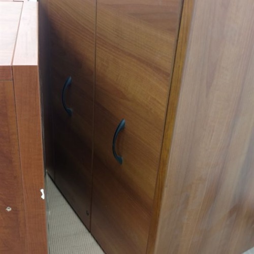 Lot of 3 Wood Cabinets (No Keys)