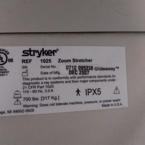 Stryker Zoom Stretcher 