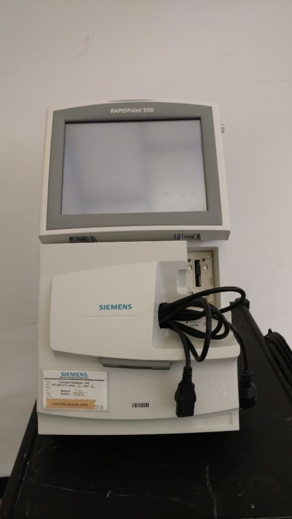 Siemens RapidPoint 500 Blood Gas Analysis System | Auction 11616