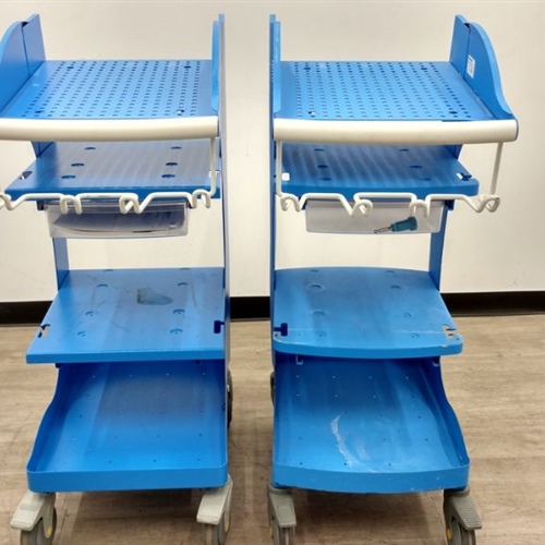 Lot of 2 Covidien ForceTriad Rolling Cart FT900