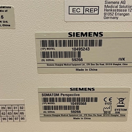 Siemens SOMATOM Perspective CT Scanner