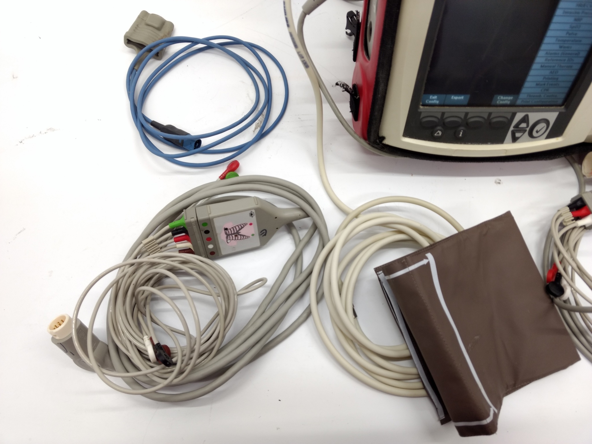 Philips HeartStart MRX Patient Monitor w/ Battery & Leads (SpO2-NBP-IBP ...