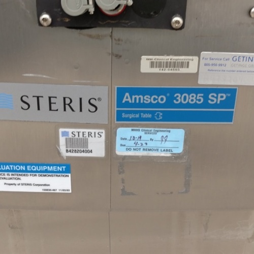 Steris Amsco 3085 SP Surgical Table 