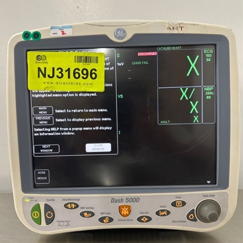 GE Dash 5000 Patient Monitor  