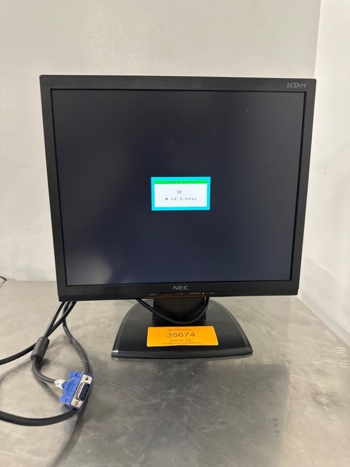 NEC LCD17V-BK Computer Monitor - | Auction 33544