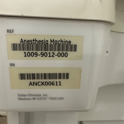 Datex-Ohmeda S/5 Aespire Anesthesia Machine  