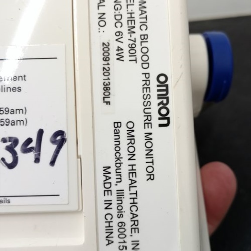 Omron Blood Pressure Monitor 