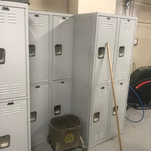 Set of 4 lockers at TOSH Boiler Plant in Murray UT