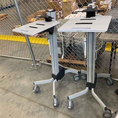 Rolling Carts for Monitors and keyboards