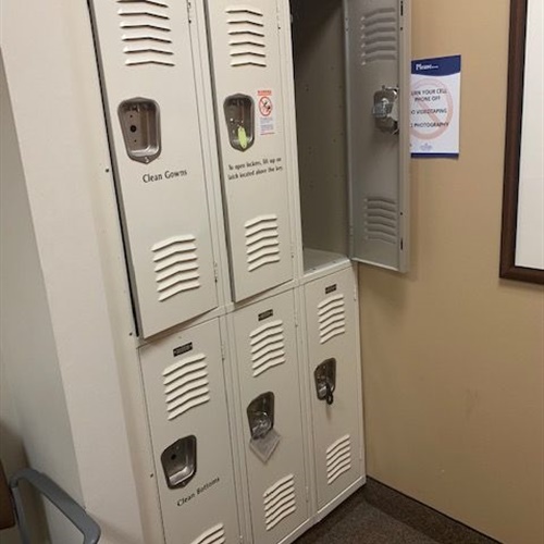 Lockers at TOSH Imaging removed by April 10th