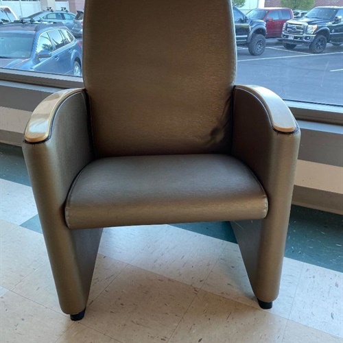 2 Waiting Room vinyl chairs at Mckay Hospital in Ogden