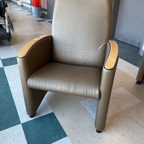 2 Waiting Room vinyl chairs at Mckay Hospital in Ogden