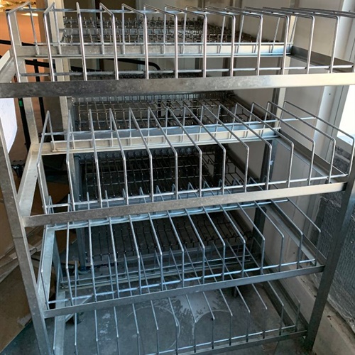 Group of Kitchen Services Racks