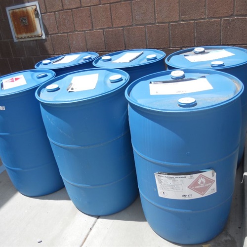 Group of 6 Blue Barrels in Logan, Utah | Auction 4339