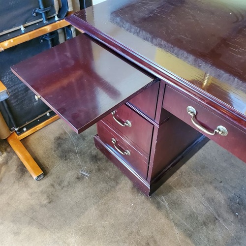 Large Desk with Credenza