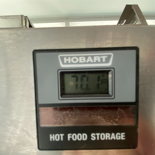 Hobart pass-through Hot food storage unit