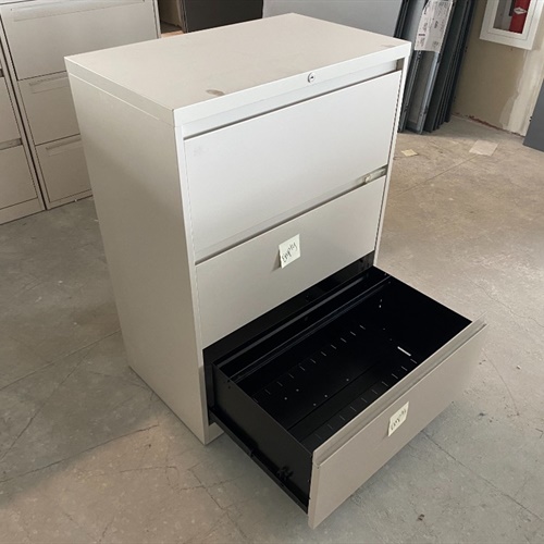 3-drawer lateral file cabinet 