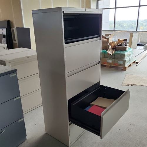 5-drawer lateral file cabinet