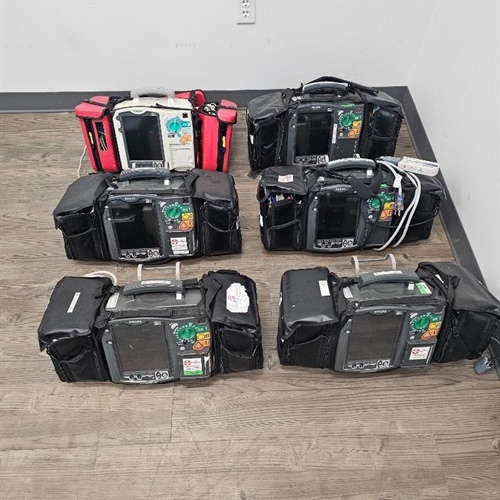 Philips Heartstart Mrx Defibrillators w/ Cases (lot of 6)