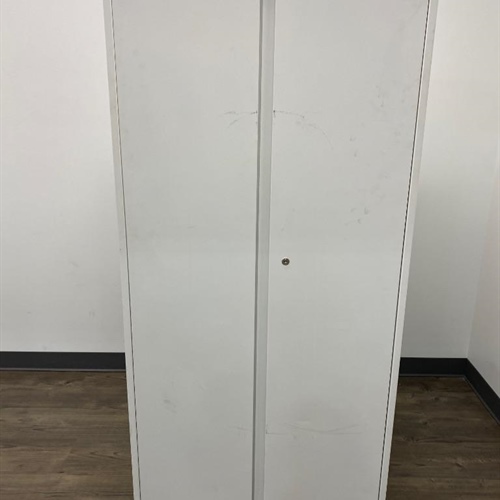 Steel Cabinet with Doors, 65"T, 30"W, 23"D