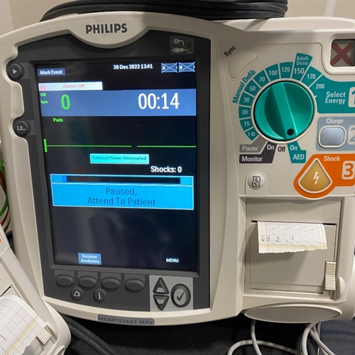 Philips Heartstart MRX M3535A Defibrillator Pacemaker, lot of 2