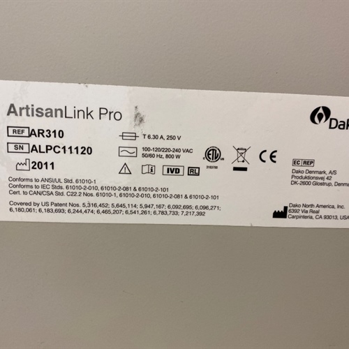 Agilent Dako Artisan Link Pro Slide Stainer