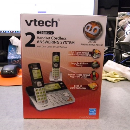 Vtech 2 handset Cordless Answering System *New in Box