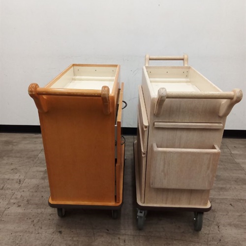 Lot of 2 Wooden Baby Mobile Changing Table