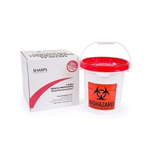 5-GALLON MEDICAL PROFESSIONAL SHARPS RECOVERY SYSTEM – SHARPS-15001