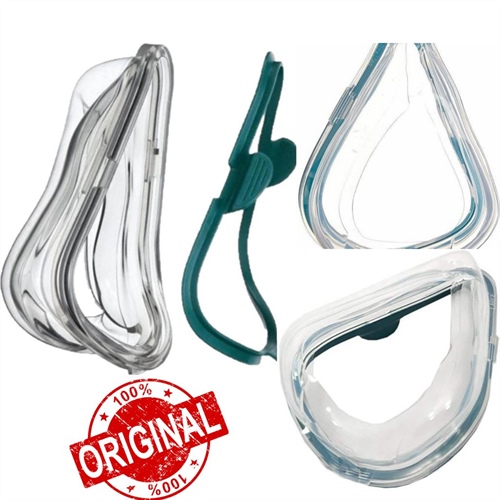 ResMed Mirage Quattro Full-Face Cushion and Clip  Replacement Mask Cushion and Clip Only Medium