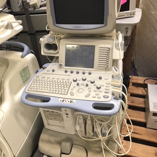 GE Logic 9 Ultrasound Machine and Probes
