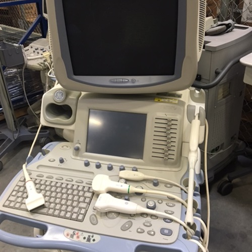 GE logic 9 Ultrasound with 5 Probes